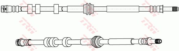 PHB661 TRW Flessibile del freno 