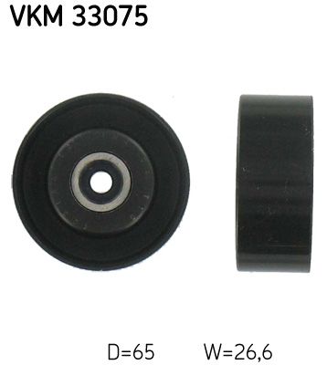 VKM 33075 SKF Galoppino/Guidacinghia, Cinghia Poly-V 