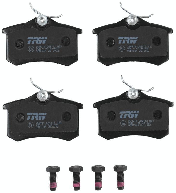 GDB1504 TRW Kit pastiglie freno, Freno a disco 