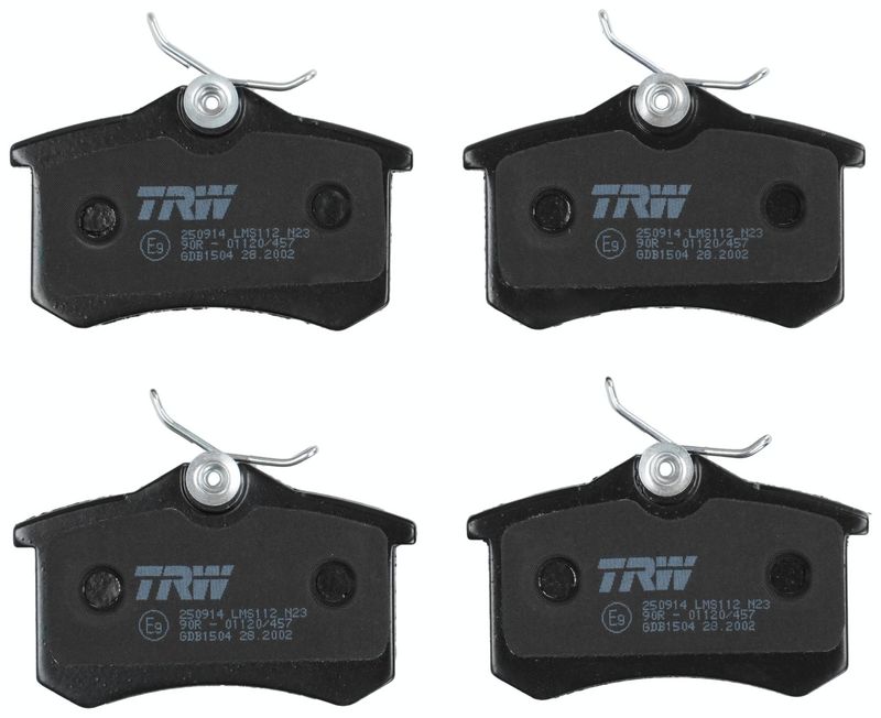 GDB1504 TRW Kit pastiglie freno, Freno a disco 