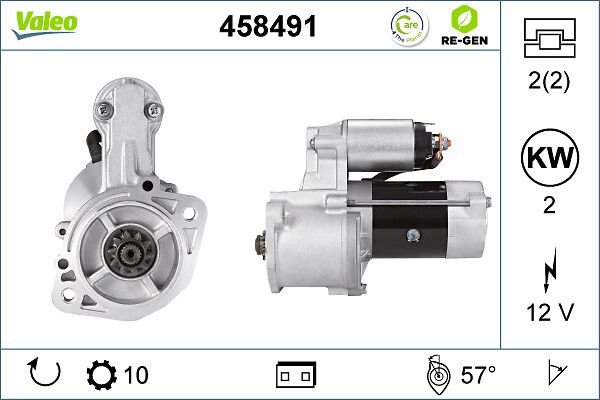 458491 VALEO Motorino d'avviamento 