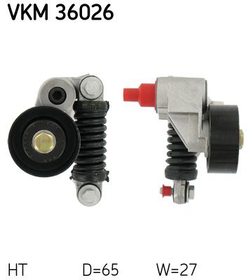 VKM 36026 SKF Tendicinghia, Cinghia Poly-V 