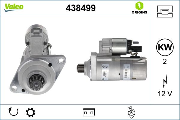 438499 VALEO Motorino d'avviamento 