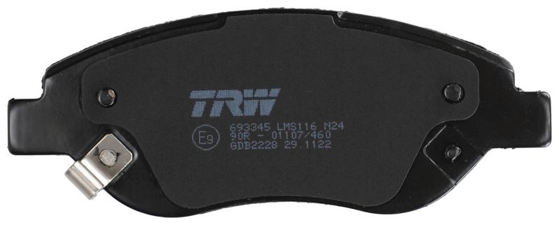 GDB2228 TRW Kit pastiglie freno, Freno a disco 