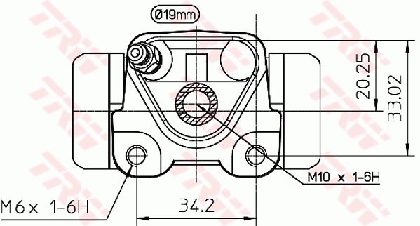 BWD270 TRW Cilindretto freno 