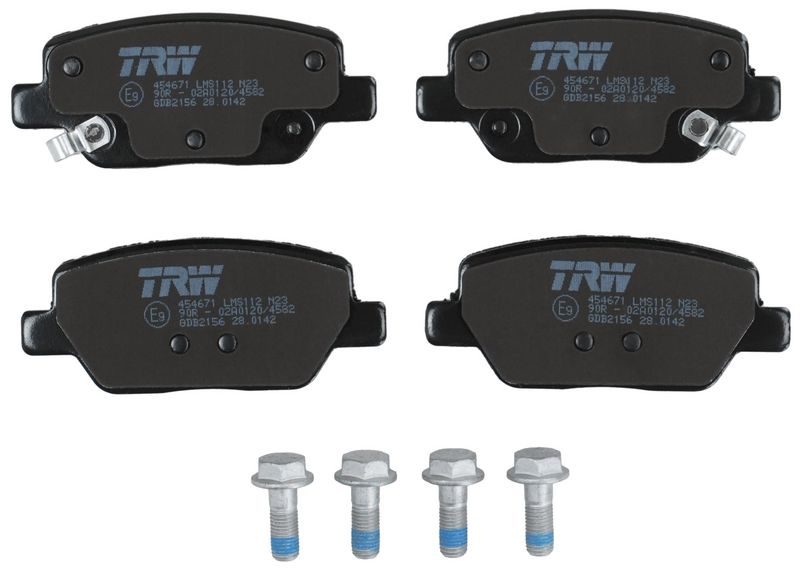 GDB2156 TRW Kit pastiglie freno, Freno a disco 