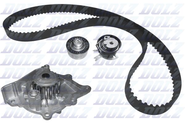 KD163 DOLZ Pompa acqua + Kit cinghie dentate 