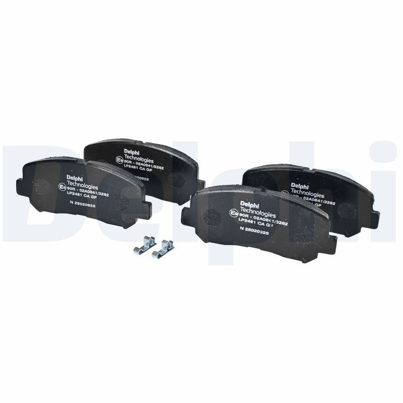 LP2481 DELPHI Kit pastiglie freno, Freno a disco 