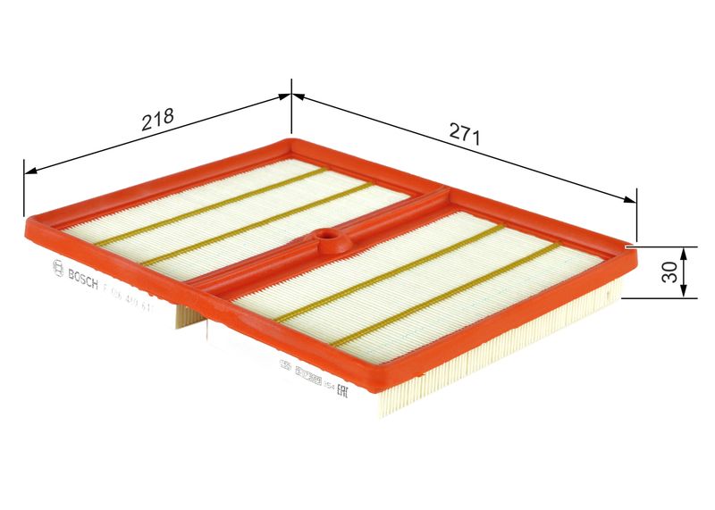 F026400611 BOSCH Filtro aria 
