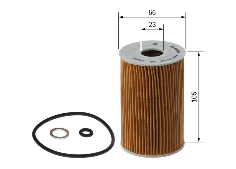 F026407147 BOSCH Filtro olio 