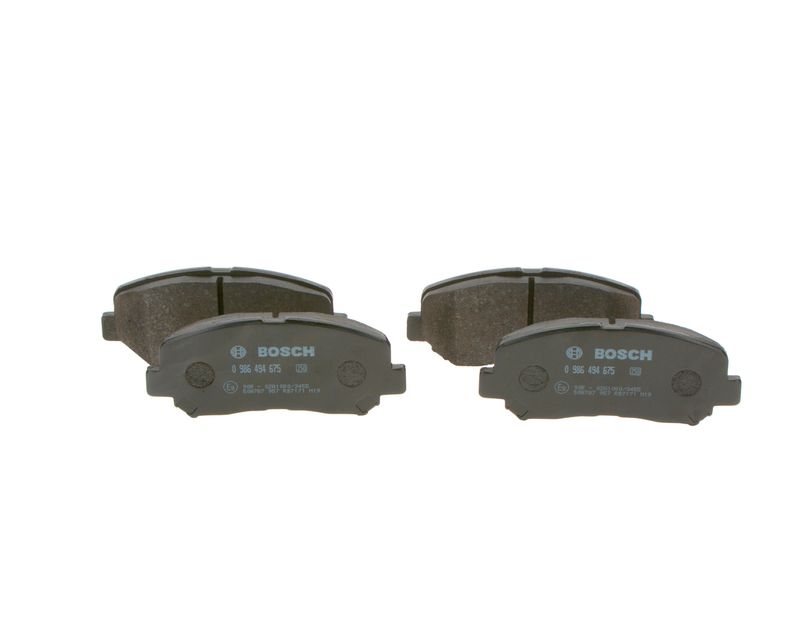 0986494675 BOSCH Kit pastiglie freno, Freno a disco 