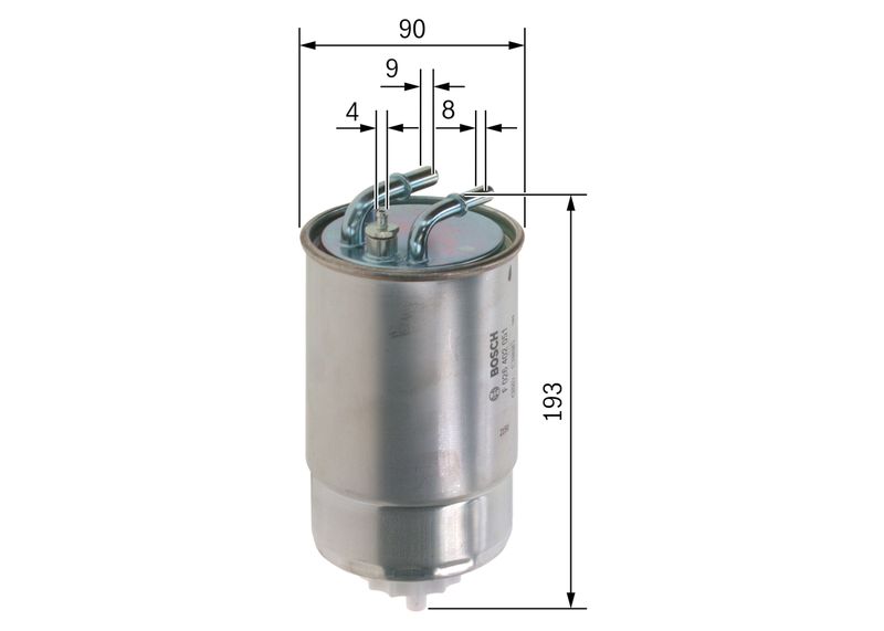 F026402051 BOSCH Filtro carburante 