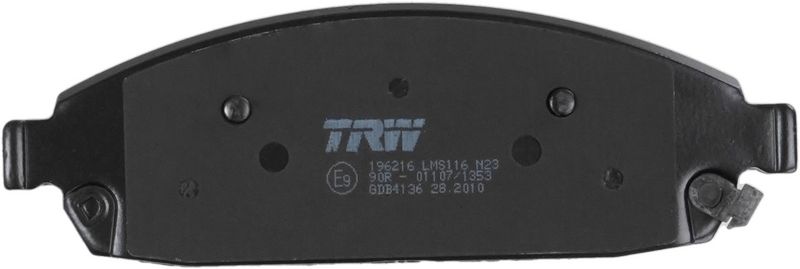 GDB4136 TRW Kit pastiglie freno, Freno a disco 