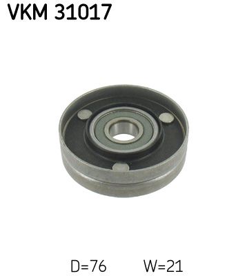 VKM 31017 SKF Galoppino/Guidacinghia, Cinghia Poly-V 