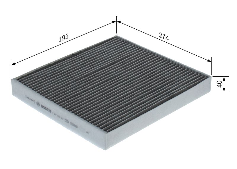 1987435622 BOSCH Filtro, Aria abitacolo 