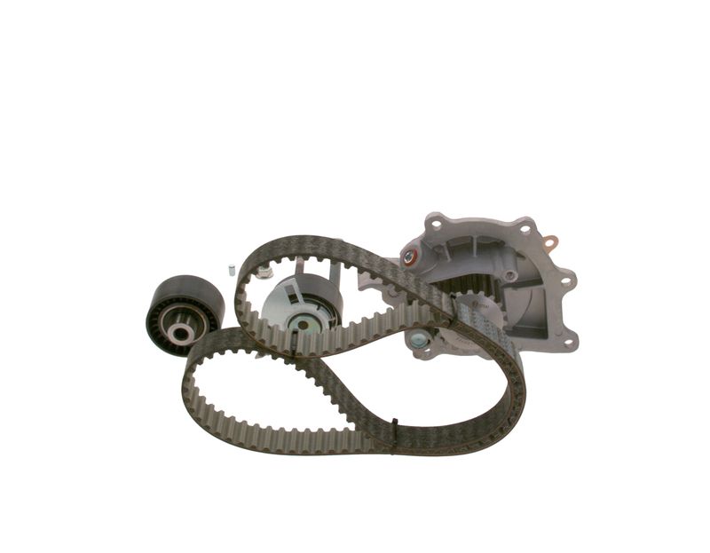 1987946496 BOSCH Pompa acqua + Kit cinghie dentate 