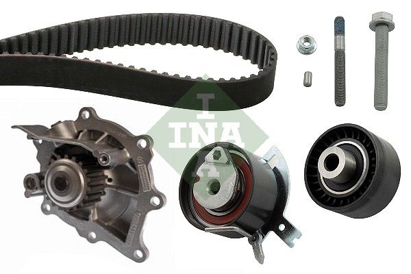 530048930 Schaeffler INA Pompa acqua + Kit cinghie dentate 