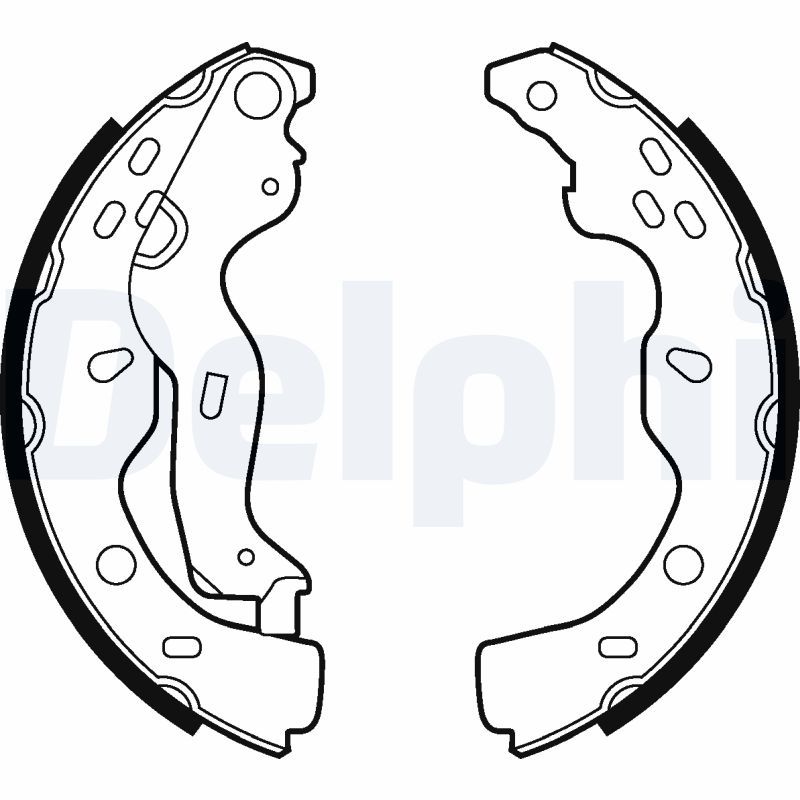 LS2009 DELPHI Kit ganasce freno 