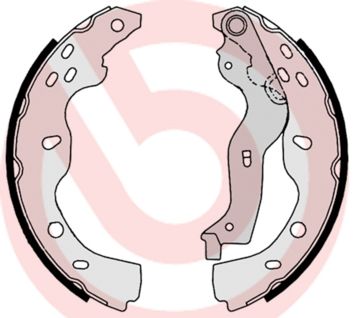S23532 BREMBO Kit ganasce freno 