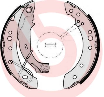 S61526 BREMBO Kit ganasce freno 