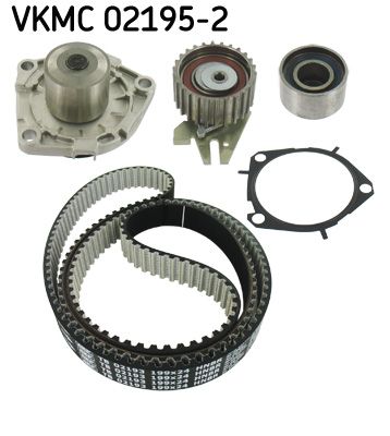 VKMC 02195-2 SKF Pompa acqua + Kit cinghie dentate 