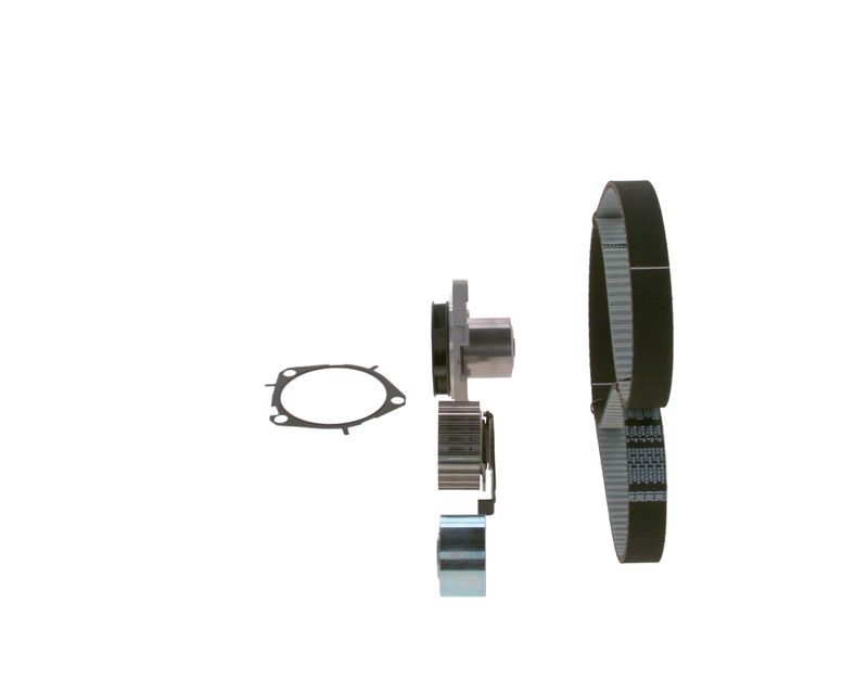 1987946458 BOSCH Pompa acqua + Kit cinghie dentate 