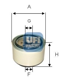 24.338.00 UFI Filtro carburante 