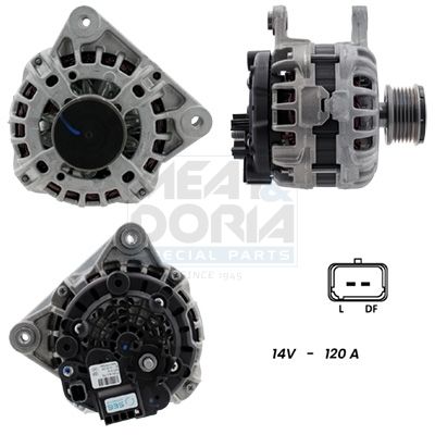 55101411G MEAT & DORIA Alternatore 