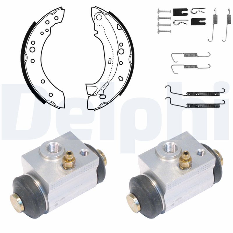 KP1078 DELPHI Kit ganasce freno 