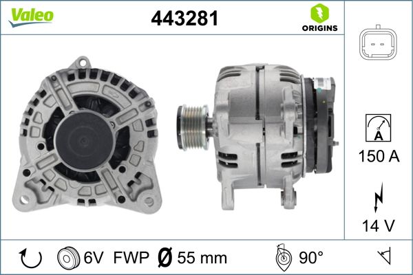 443281 VALEO Alternatore 