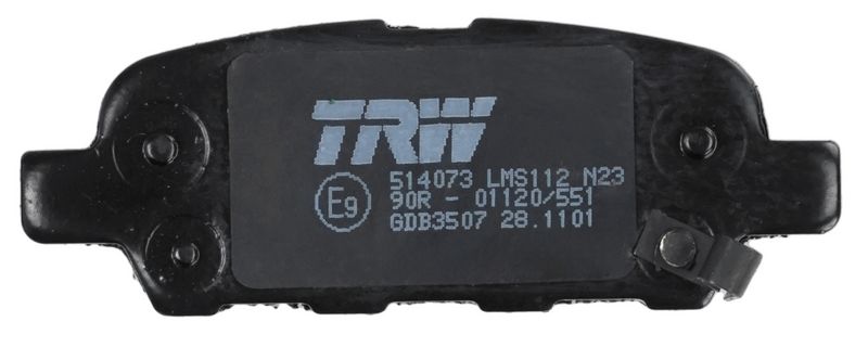 GDB3507 TRW Kit pastiglie freno, Freno a disco 