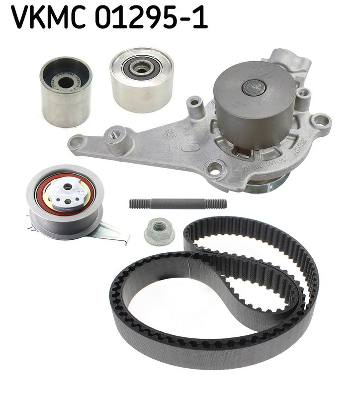 VKMC 01295-1 SKF Pompa acqua + Kit cinghie dentate 