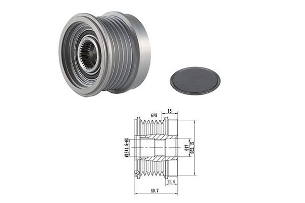 AP-0158 GOOM Dispositivo ruota libera alternatore 
