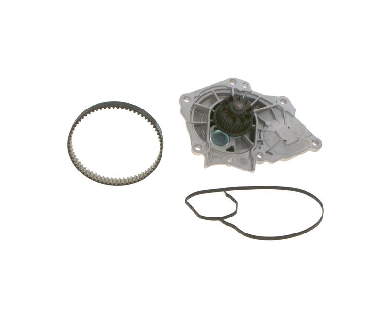 1987946975 BOSCH Pompa acqua + Kit cinghie dentate 