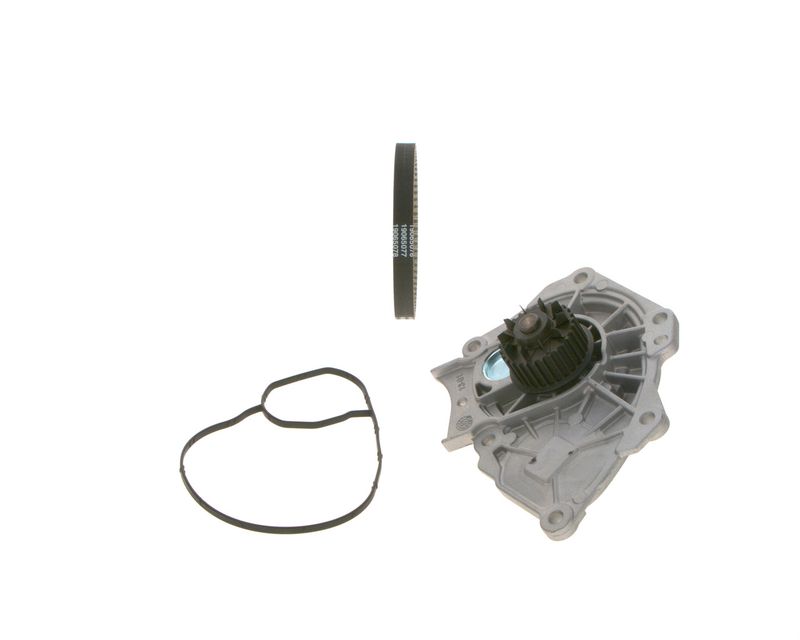 1987946975 BOSCH Pompa acqua + Kit cinghie dentate 