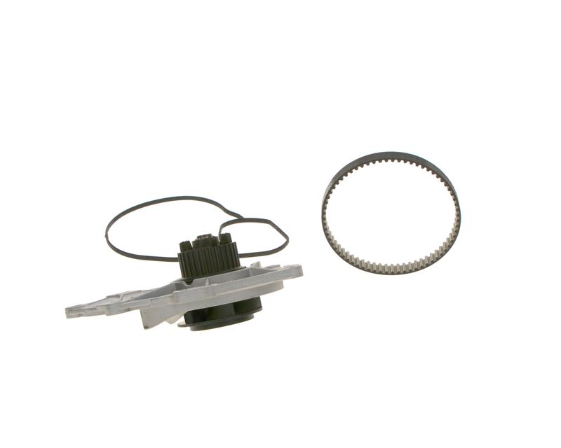 1987946975 BOSCH Pompa acqua + Kit cinghie dentate 