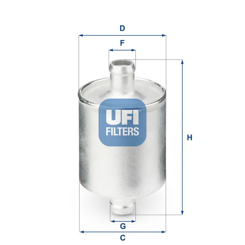 31.836.00 UFI Filtro carburante 