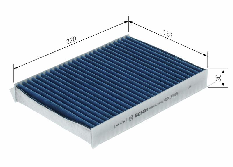 0986628642 BOSCH Filtro, Aria abitacolo 