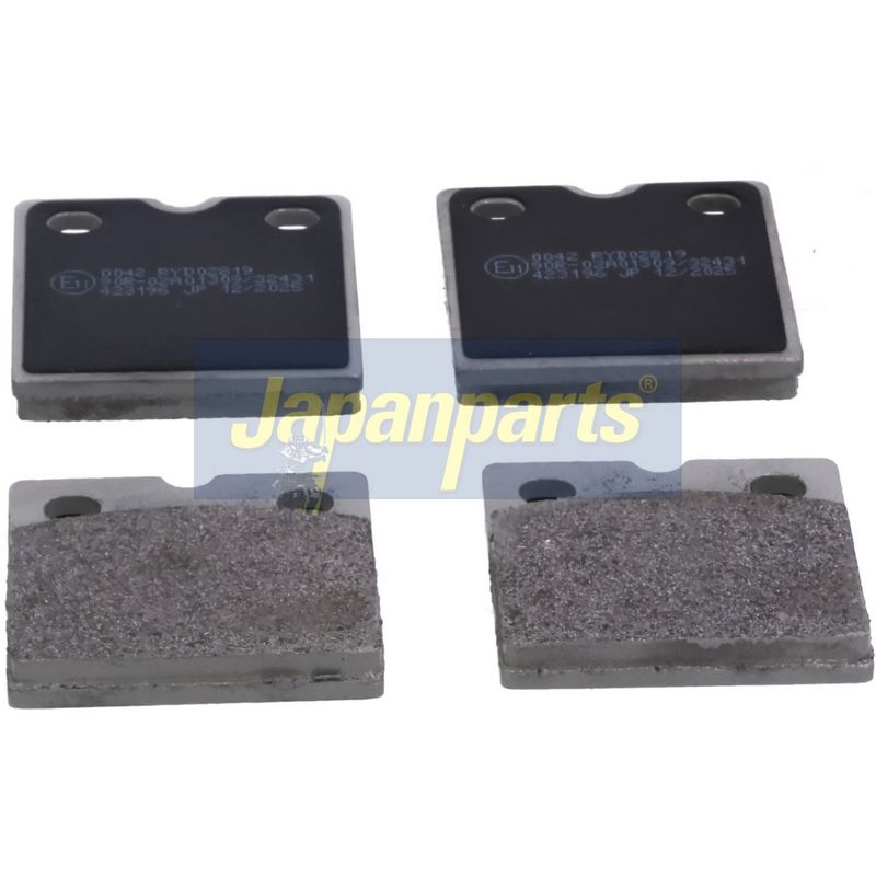 PP-0042AF JAPANPARTS Kit pastiglie freno, Freno a disco 