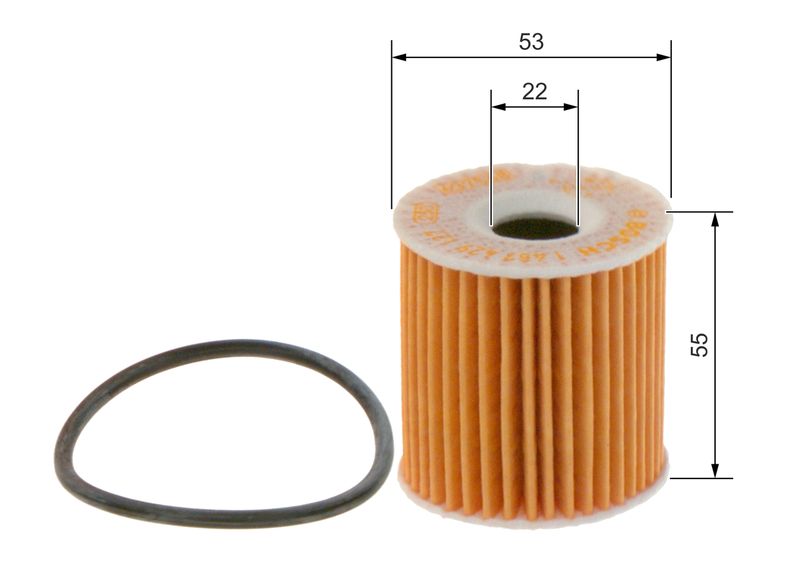 1457429127 BOSCH Filtro olio 
