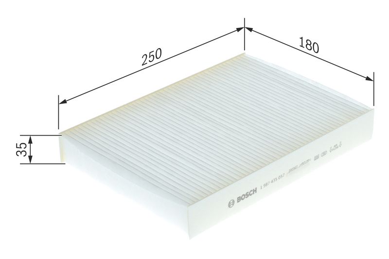 1987435057 BOSCH Filtro, Aria abitacolo 