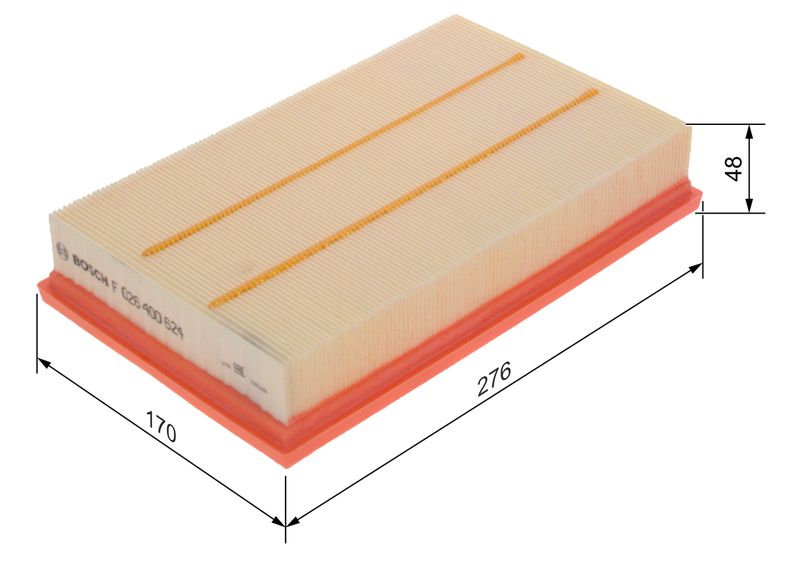 F026400624 BOSCH Filtro aria 