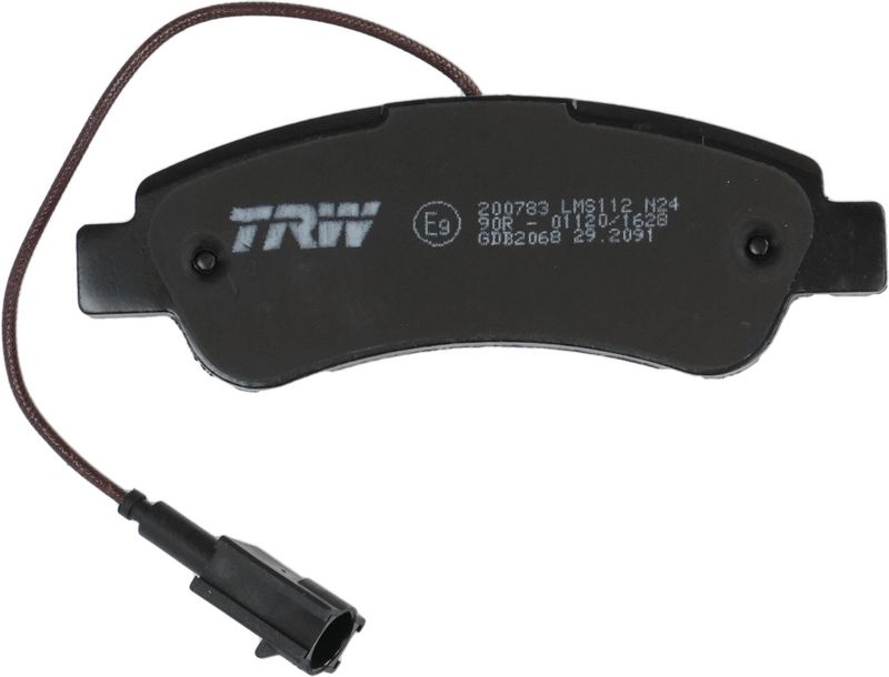 GDB2068 TRW Kit pastiglie freno, Freno a disco 