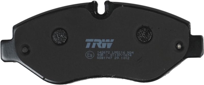 GDB1747 TRW Kit pastiglie freno, Freno a disco 
