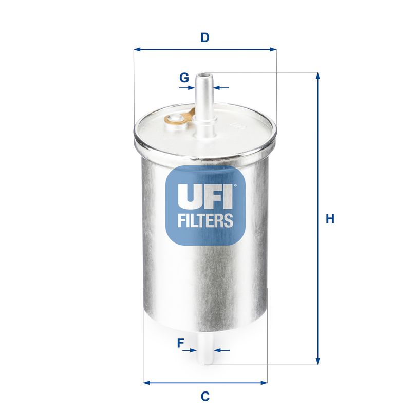 31.835.00 UFI Filtro carburante 