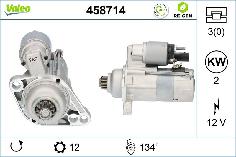 458714 VALEO Motorino d'avviamento 