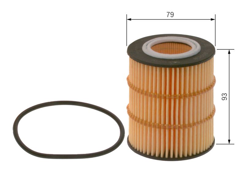 F026407155 BOSCH Filtro olio 