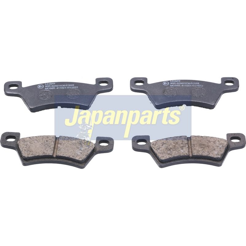 PP-MC08 JAPANPARTS Kit pastiglie freno, Freno a disco 