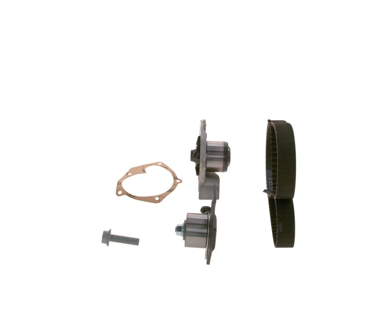 1987946394 BOSCH Pompa acqua + Kit cinghie dentate 