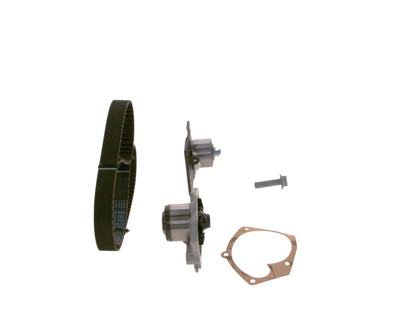 1987946394 BOSCH Pompa acqua + Kit cinghie dentate 